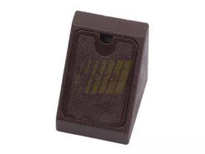 Уголок одинарный пластиковый коричневый венге