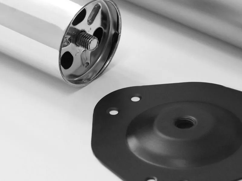 Опора меблева d=60/820 мм чорна