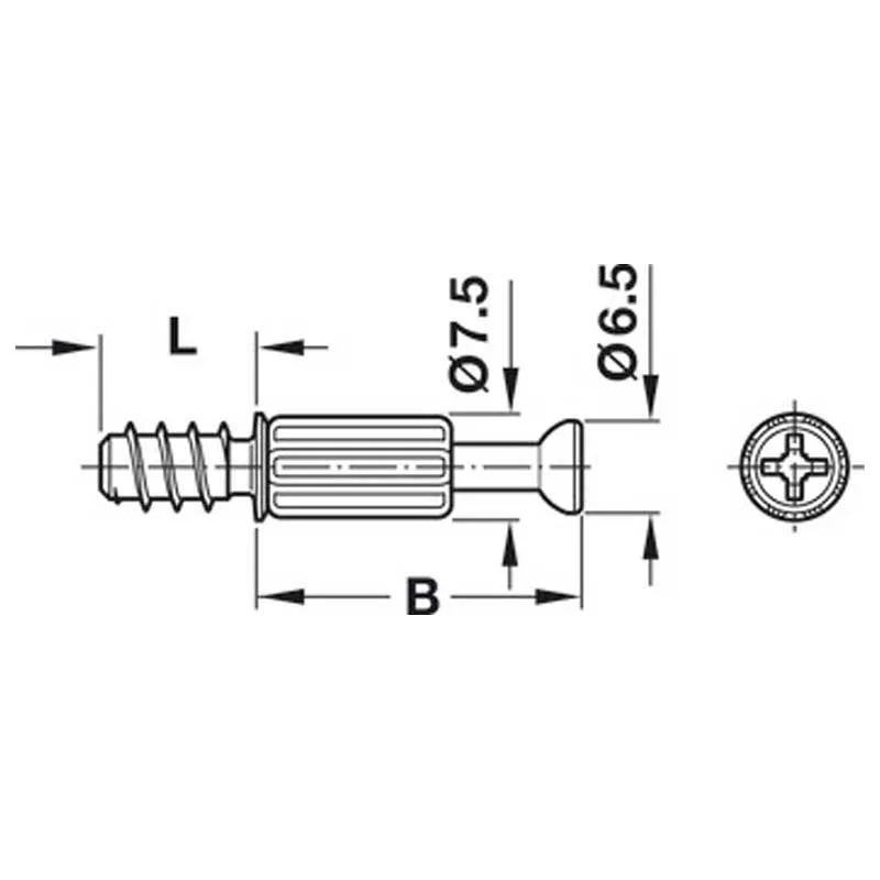 Соединительный штифт Minifix® S200