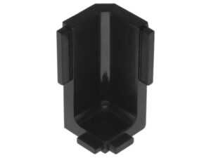 Уголок пластиковый внутренний на пофиль L черный GOLA