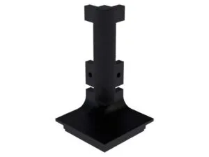 Уголок пластиковый наружный на пофиль L черный GOLA