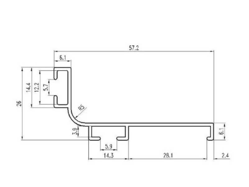 Профиль L для фасадов без ручек черный GOLA L-4100 — изображение 4