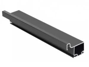Профиль GOLA вертикальный type L односторонний, черный матовый, L-3000 мм (Linken System)