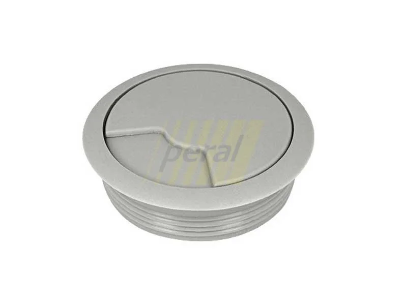 Заглушка кабель-каналу сіра 60 мм