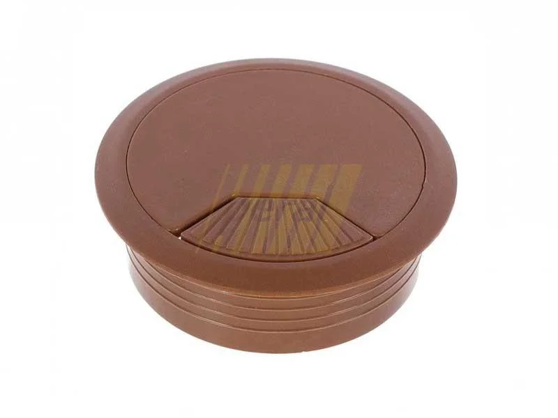 Заглушка кабель-канала коричневая 60 мм