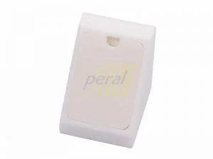 Уголок одинарный пластиковый (02) белый