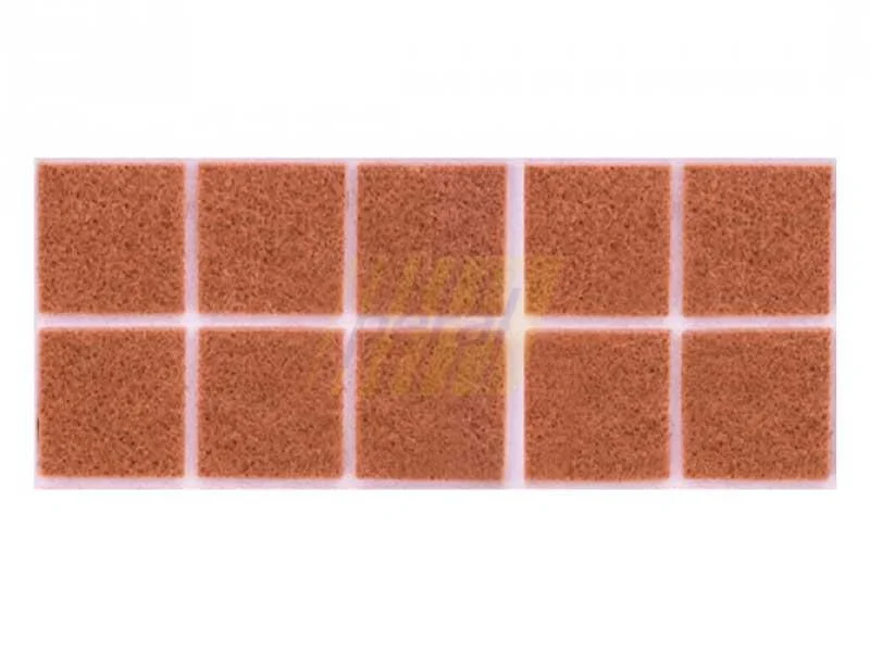 Самоклейка м'яка повсть 40x40 мм квадратна 10 шт.