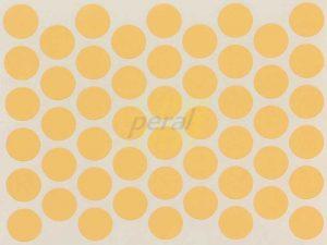 Заглушка самоклеющаяся для конфирмата 5001 желтая