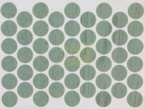 Заглушка самоклеющаяся для конфирмата 6262 зеленая вода