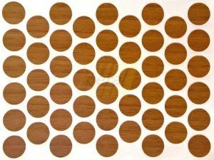 Заглушка самоклеюча для конфірмату 7111 горіх лісовий