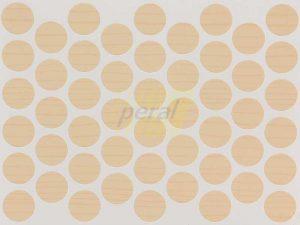 Заглушка самоклеющаяся для конфирмата 7156 груша светлая