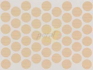 Заглушка самоклеюча для конфірмату 7156 груша світла