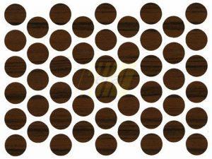 Заглушка самоклеющаяся для конфирмата 7383 макассар