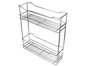 Карго хром на 2 полки с боковым креплением (без направляющих)