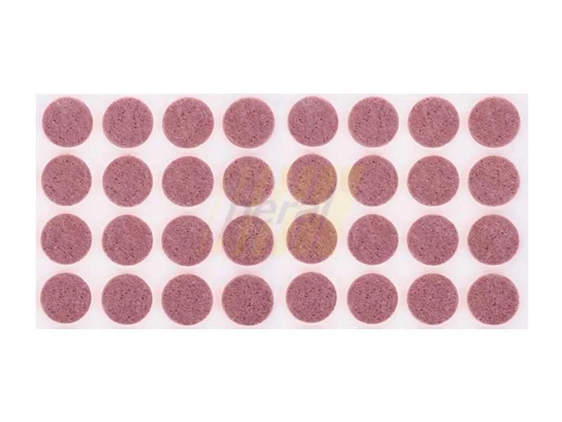 Самоклейка мягкая войлок d=24 мм круглая 32 шт.