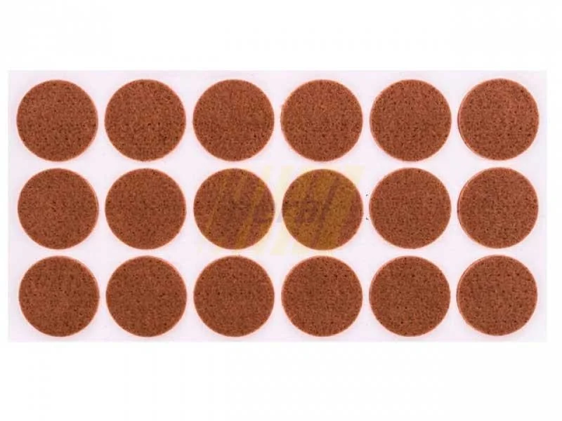 Самоклейка м'яка повсть d=35 кругла 18 шт.