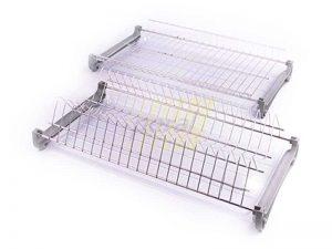 Сушка из нержавеющей стали без рамы с пластиковыми поддонами