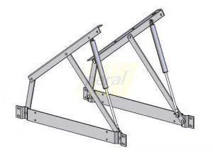 Механизм подъема кровати с газовым амортизатором N1000