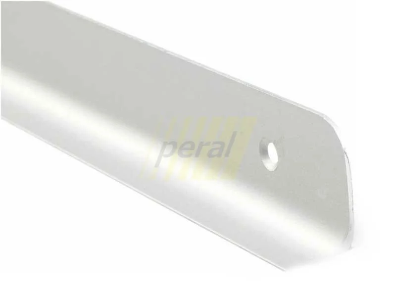 Накладка на столешницу 600x28 мм L алюминиевая правая