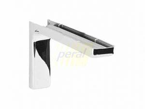 Консоль х180 мм с пластиковой накладкой хром