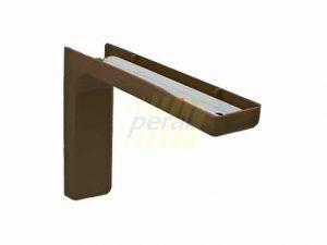 Консоль х180 мм с пластиковой накладкой венге