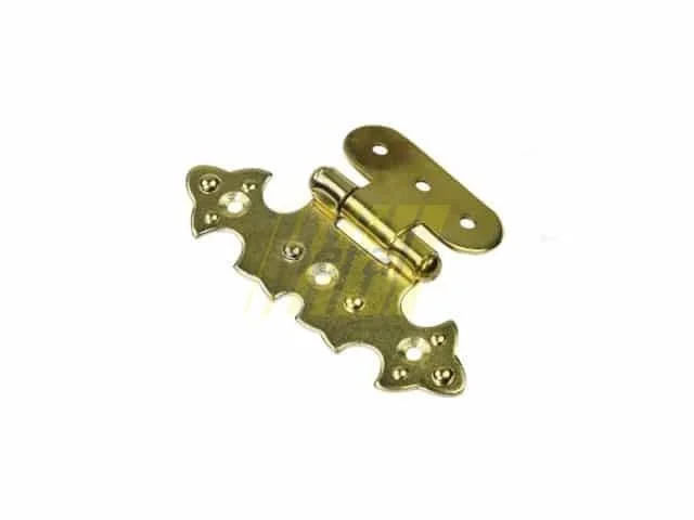 Петля накладная декоративная ФИГУРНАЯ золото G-330 накладная