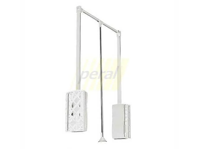 Пантограф GTV у секцію 875-1200 мм білий/хром