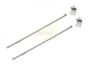 Релінг до металбоксу DC 450 мм білий