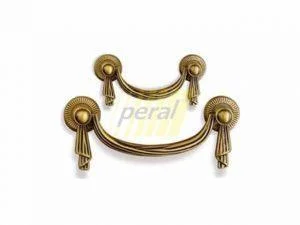 Ручка мебельная GTV UZ NICO, 96 мм старое золото