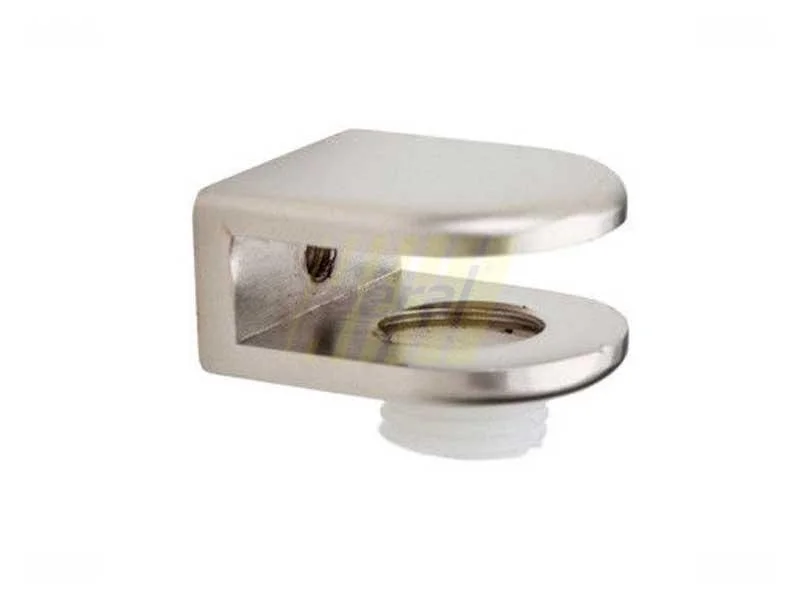 Полкоутримувач під скло нікель