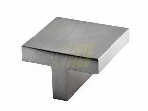 Ручка мебельная UZ 40-032, 40x40 сталь шлифованная