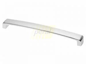 Ручка меблева GTV MONZA, 256 мм шліфована сталь.