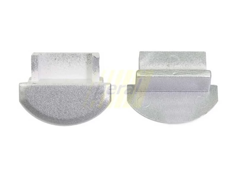 Заглушка до врізного алюмінієвого профілю LED