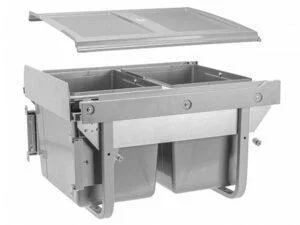 Ведро для мусора выдвижное низкое GTV Practi Eco 2х15L с передним креплением