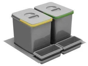 Відро для сміття з піддоном GTV Multino 600 2х15L