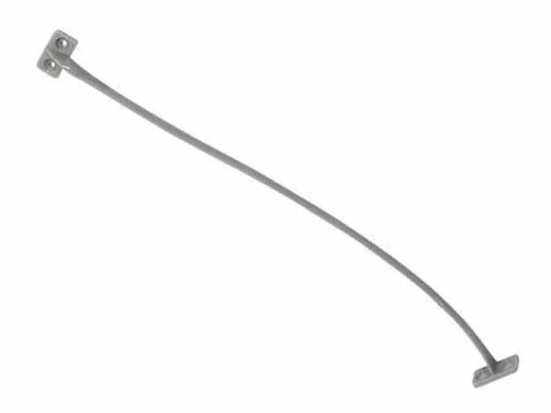 Обмежувач відкриття дверей пластик білий 200 мм HAFFELE