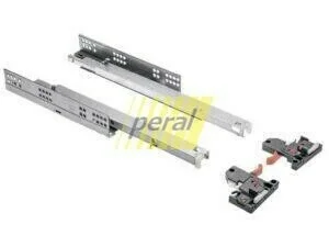 Направляющие GTV MODERN SLIDE L-300 c 3D регулировкой полного выдвижения с доводчиком