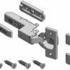 Петля меблева GTV SOLID PRO внутрішня 3D з доводчиком ZM-DCHCB07-3DBEO