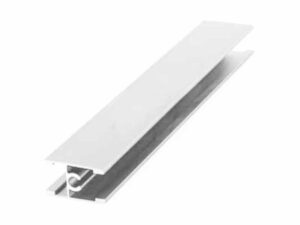 Соединительный профиль Белый глянец 5,5м ZJB-737 ЛЮКС Аналог