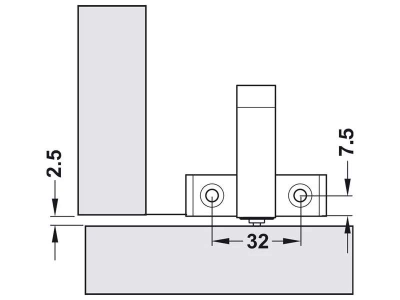 Тримач для Tip-on HAFELE 356.06.420