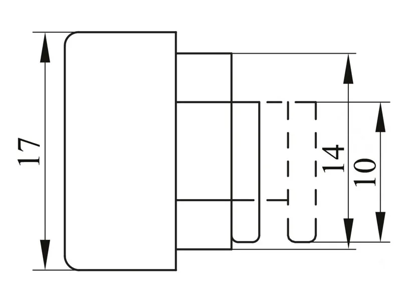Набір дзеркалоутримувачів АNYNASETI 4027 чорний (4шт)