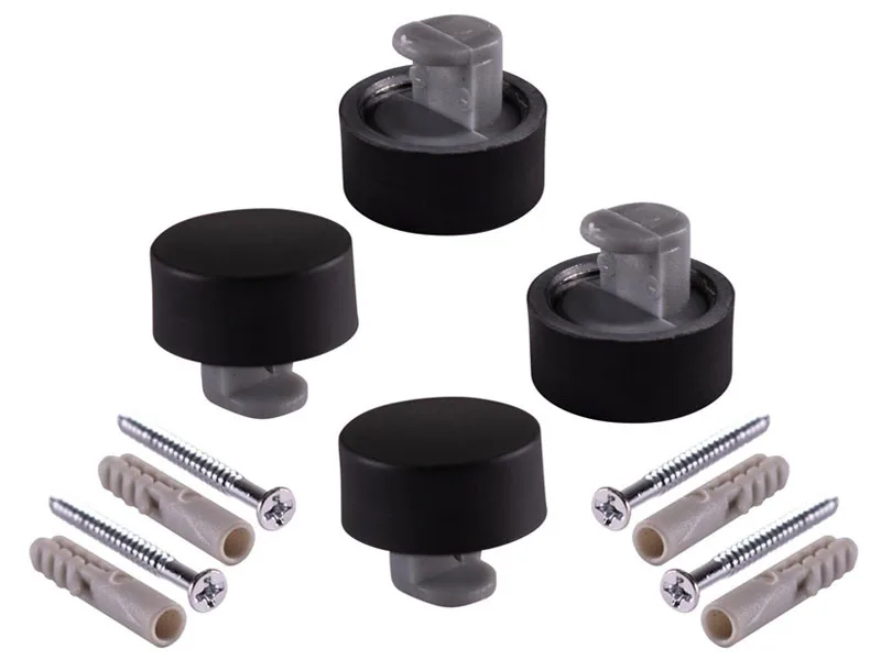 Набір дзеркалоутримувачів АNYNASETI 4027 чорний (4шт)