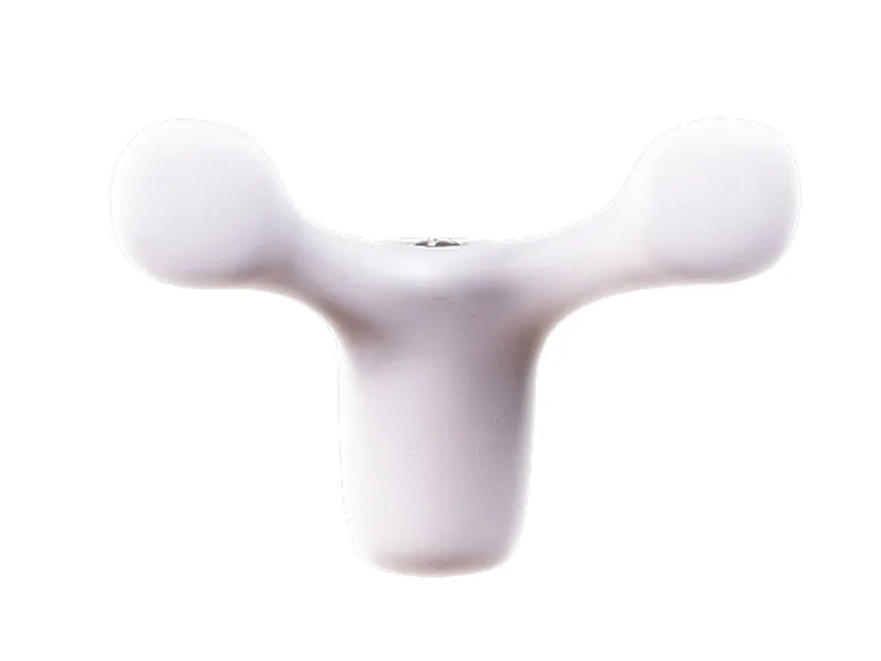 Гачок меблевый DW 02 BLK білий, ДС Стандартлайн