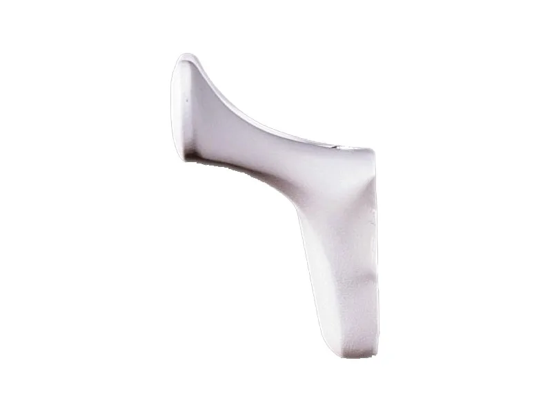 Гачок меблевый DW 02 BLK білий, ДС Стандартлайн