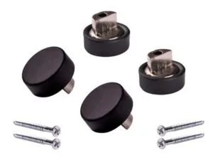 Набір дзеркалотримачів MDF 601 (малий), чорний, 4 шт – ДС