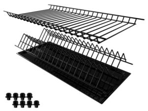 Сушка для посуды в секцию, термопластичная, чёрная — ДС