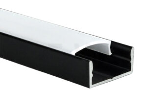 Профиль LED накладной чёрный 2 м