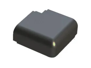 Угол внутренний (НИЗКИЙ) на плинтус МИНИ черный