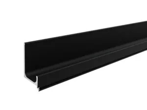 Ручка профиль UKW-5 черная матовая, 3010 мм, для ДСП 18 мм (Rejs)