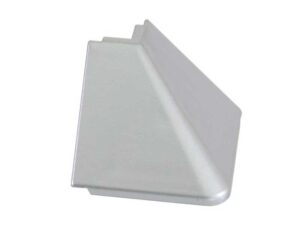 Кут зовнішній для трикутного кухонного плінтуса — сірий